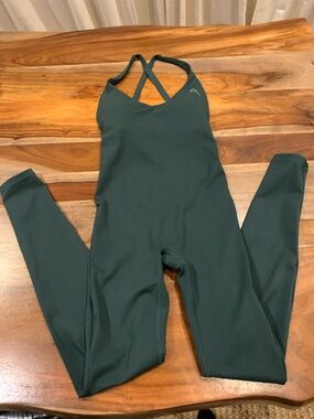 Oner Active Deep Green Strappy Performance Jumpsuit